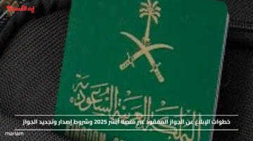 خطوات الإبلاغ عن الجواز المفقود عبر منصة أبشر 2025 وشروط إصدار وتجديد الجواز